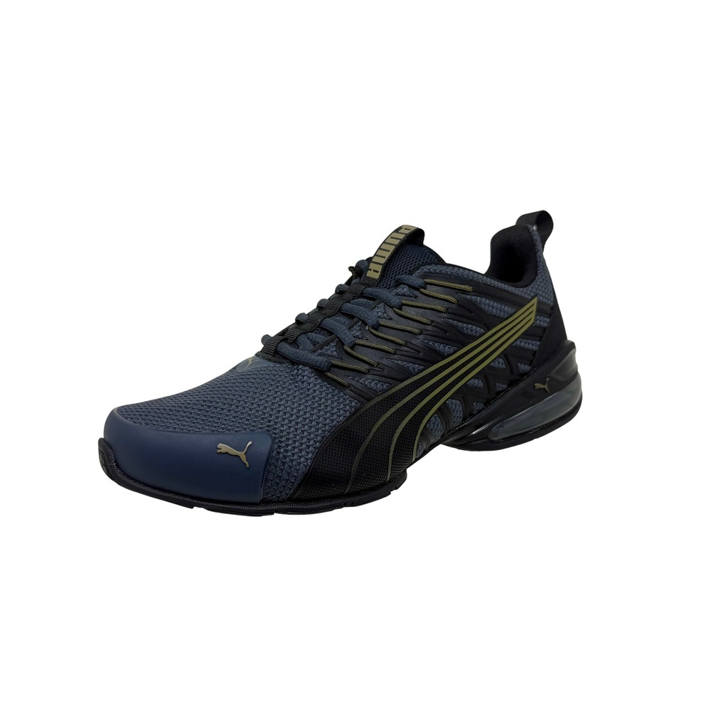 Puma Voltaic Evo 379601-10 Men's Size 7 Gray Black Running Shoes Sneakers EU39